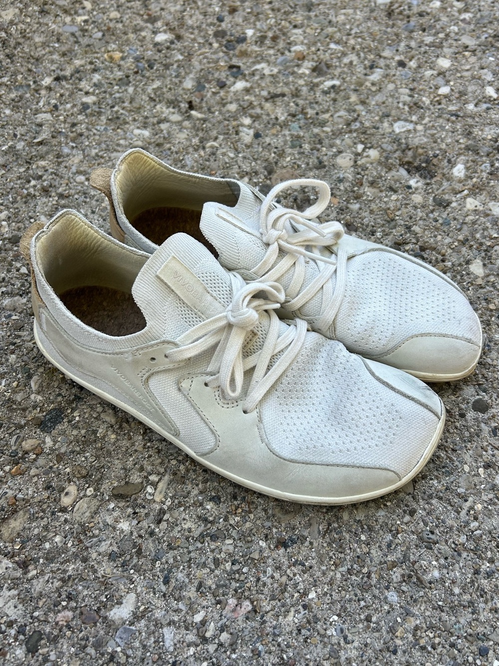 Vivobarefoot Women Primus Asana III Size 8 US | EU 39 White